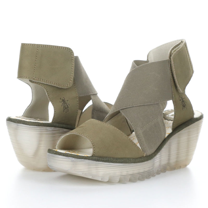 Fly London Besy Verona Heeled Wedge sandal. Only 6 and 8 left. – Prégo